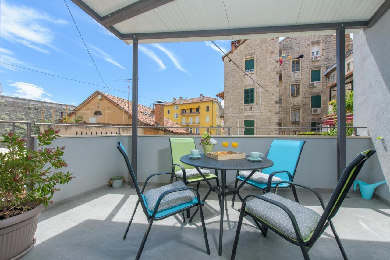 Arcus Apartment With Beautiful Terrace 斯普利特 外观 照片